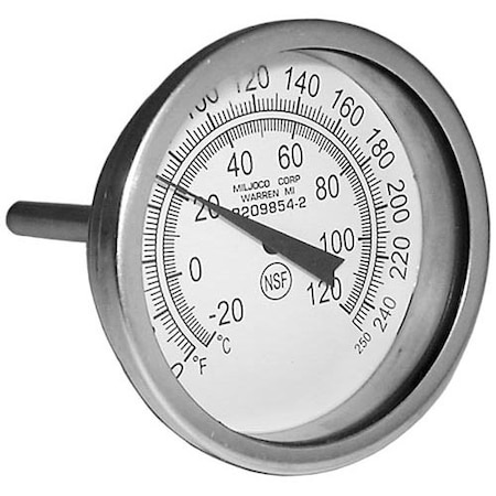 Allpoints Thermometer, D/W - 0-250 621103